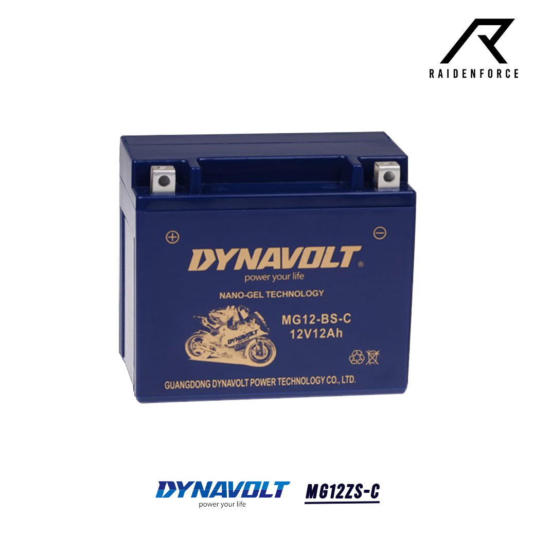 แบตเตอรี่ Dynavolt Nano Gel MG12-BS-C (YTX12-BS)