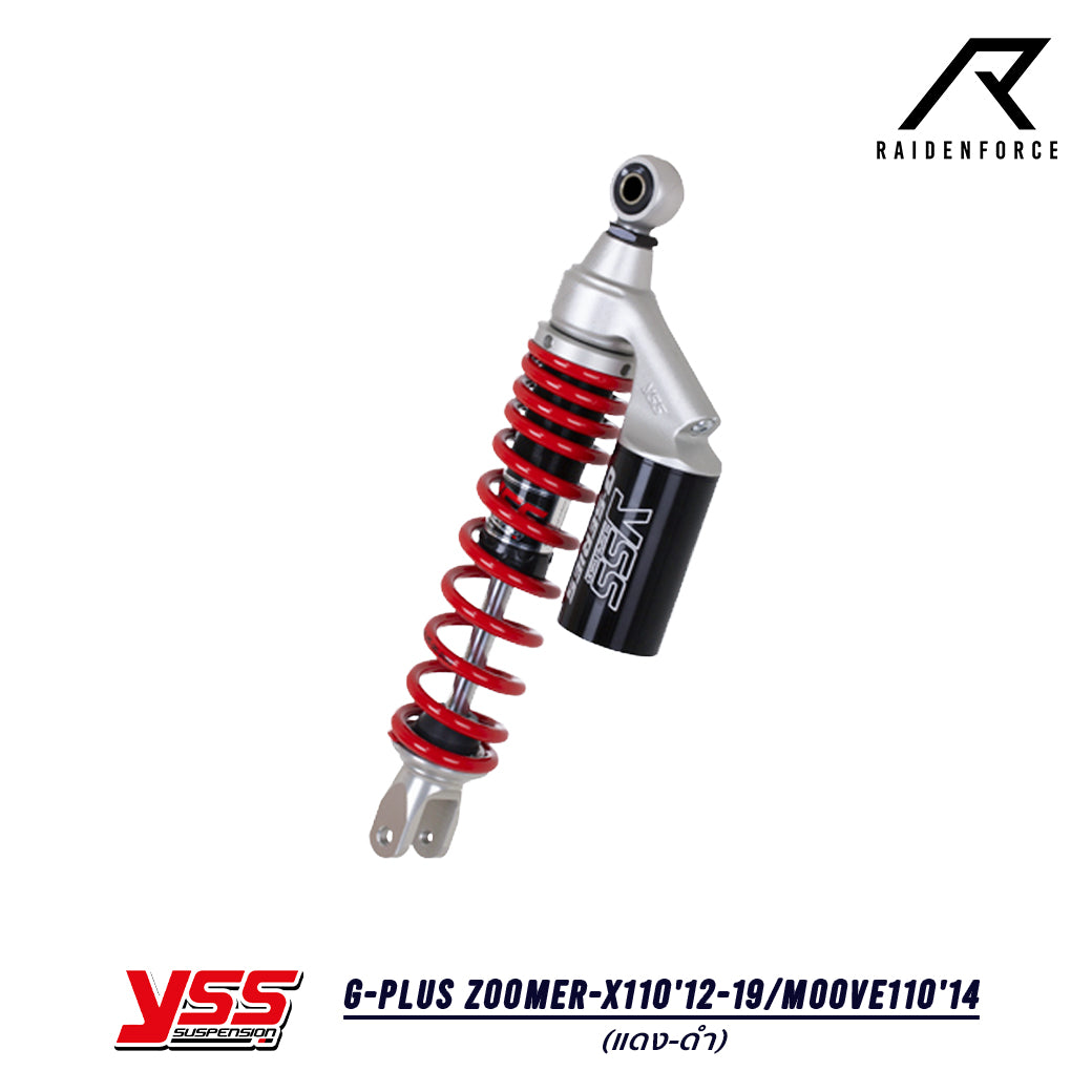 โช้ค YSS G-Plus Honda Zoomer-X110'12-19/moove110'14 สี แดง/ดำ