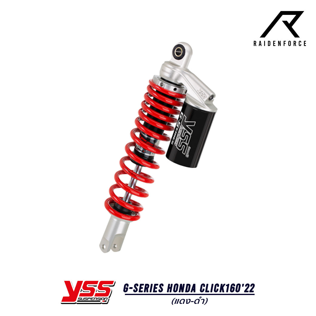 โช้ค YSS G-Series Honda Click160'22 สี แดง/ดำ