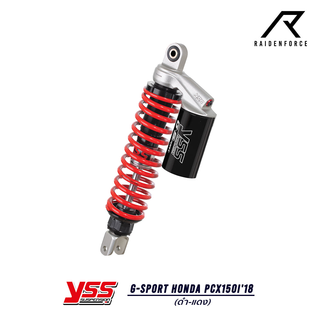 โช้ค YSS G-Sport Honda PCX150i'18 สี แดง/ดำ