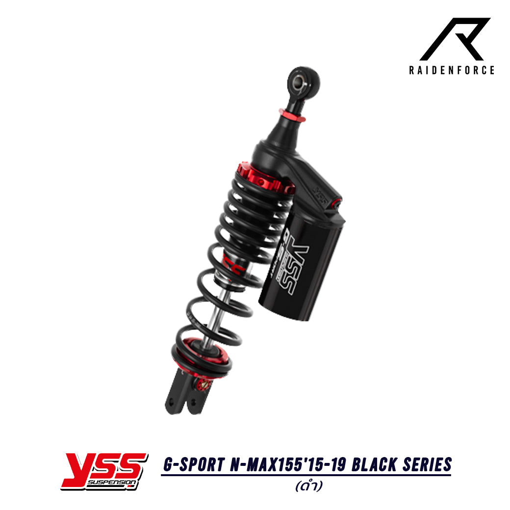 โช้ค YSS G-Sport Yamaha N-max155'15-19 Black series สี ดำ/ดำ