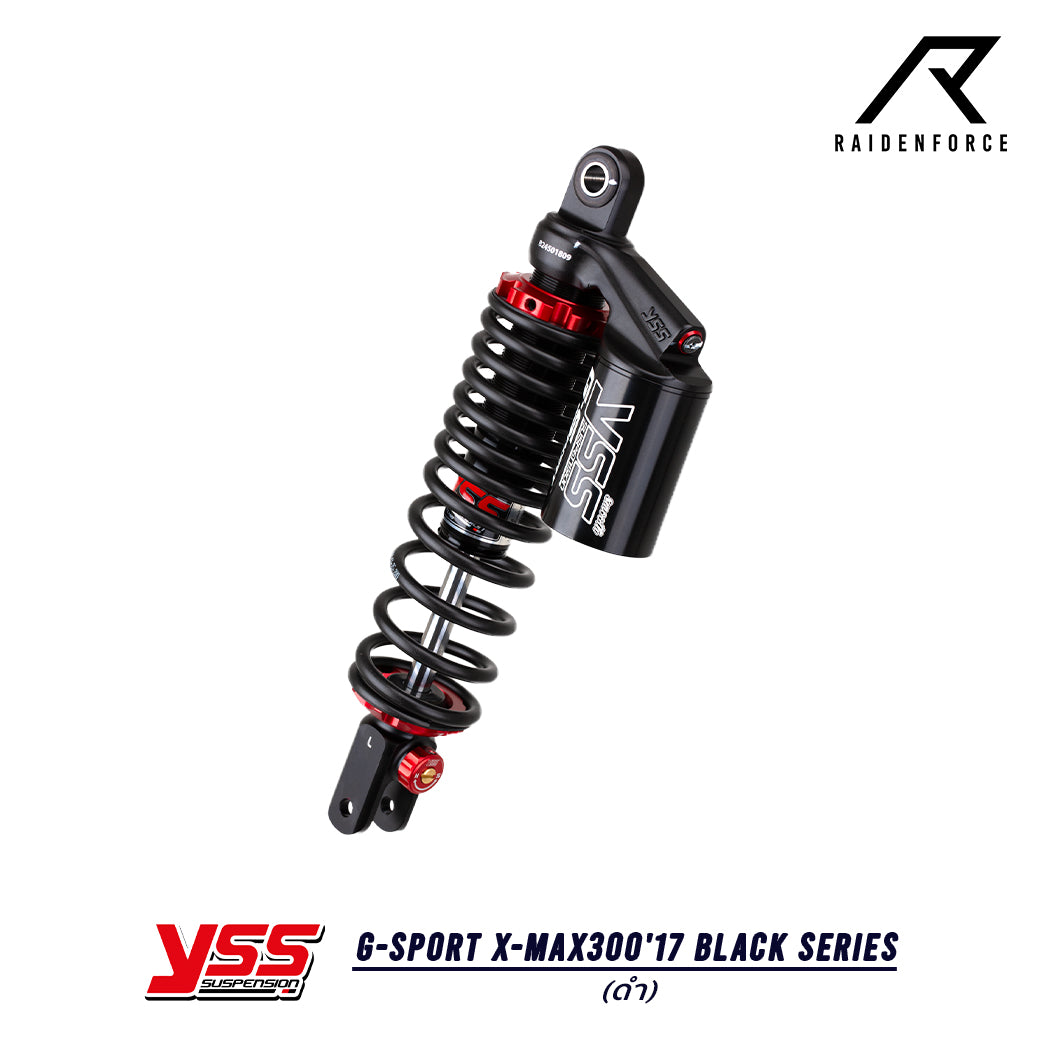 โช้ค YSS G-Sport Yamaha X-max300'17 Black series สี ดำ/ดำ