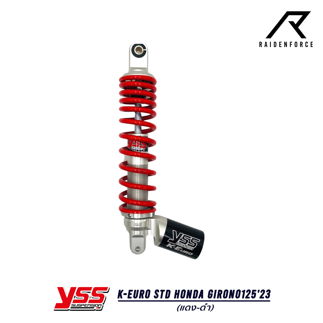 โช้ค YSS K-Euro Honda Giorno125'23 สี แดง/ดำ