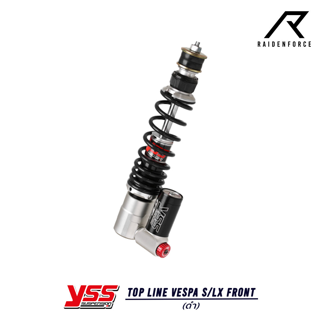 โช้ค YSS Top line Vespa S/LX Front สี ดำ/ดำ