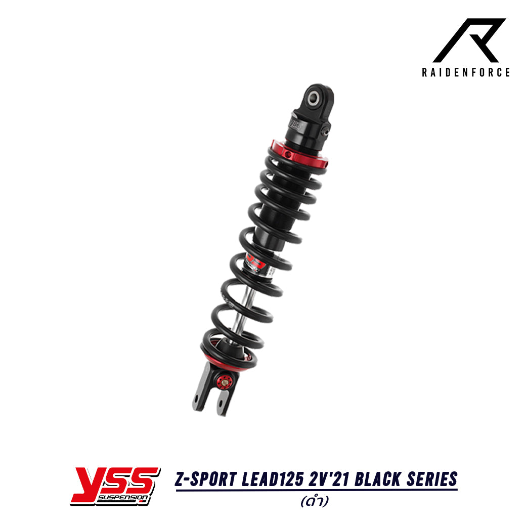 โช้ค YSS Z-Sport Honda Lead125 2V'21 Black series สี ดำ/ดำ
