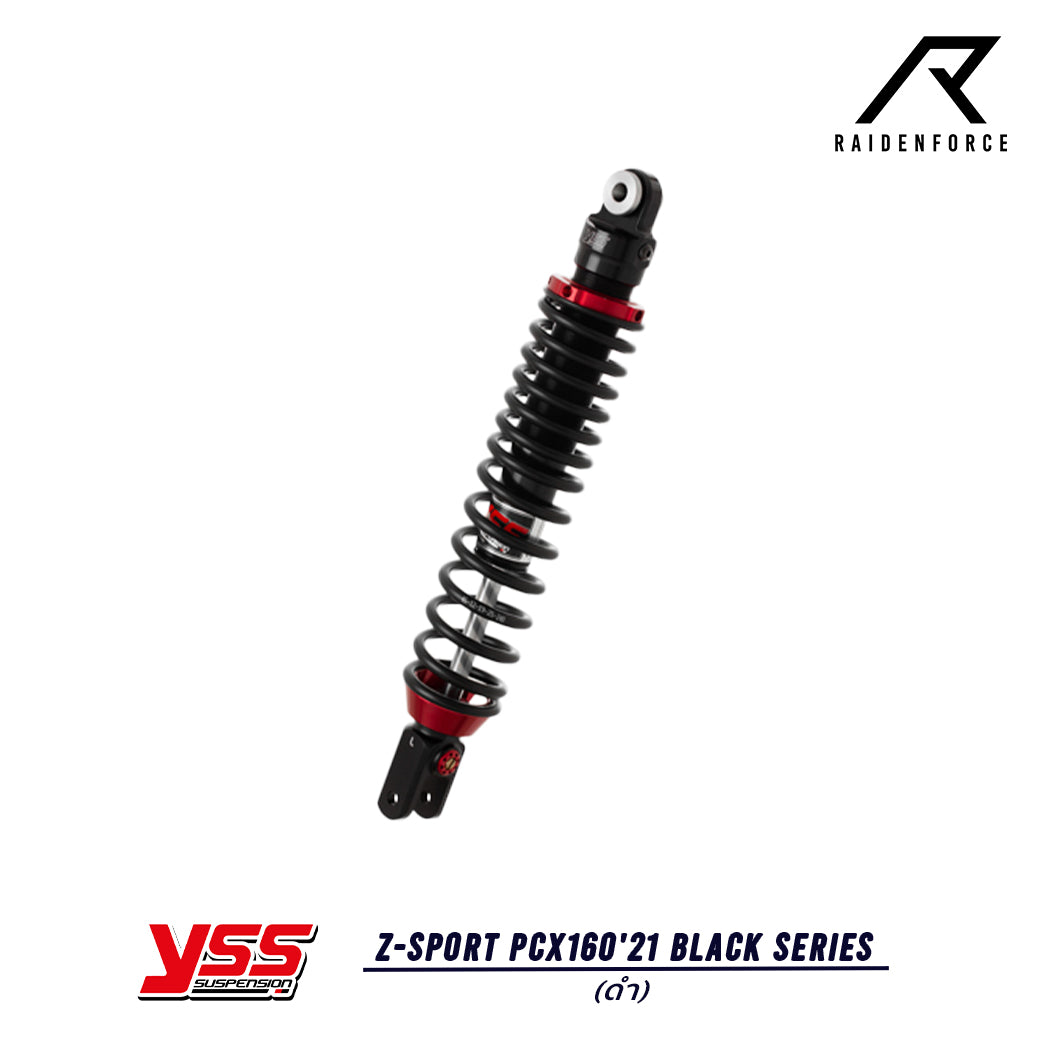 โช้ค YSS Z-Sport Honda PCX160'21 Black series สี ดำ/ดำ