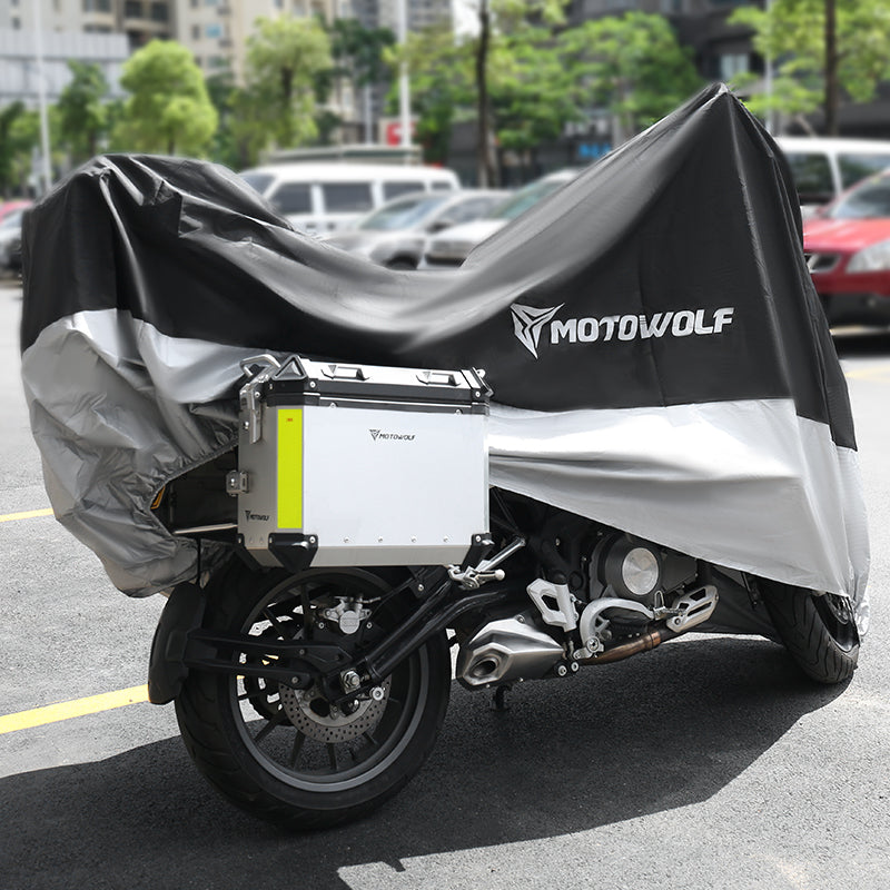 ผ้าคลุมรถกันน้ำ MOTOWOLF MDL-0802B 210D หนาพิเศษ