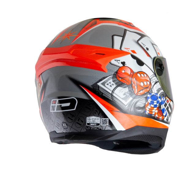 หมวกกันน็อค ID HELMET SPARTAN BT Casino S6 สีเทา