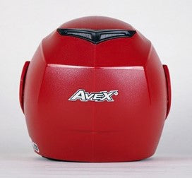 หมวกกันน็อค Avex Crux แว่น 2 ชั้น สีแดง