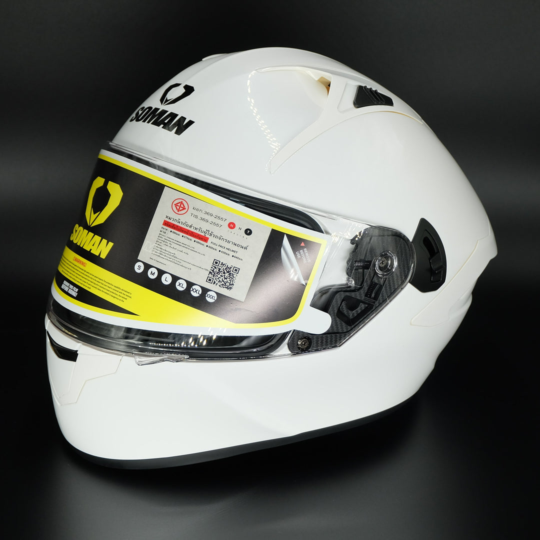 SOMAN Helmet - SM968 White