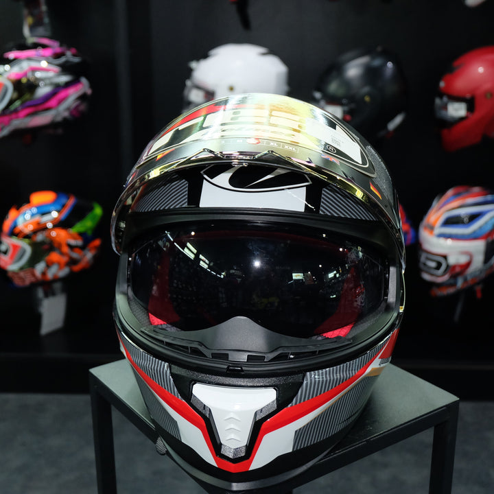 หมวกกันน็อค Real Helmet HURRICANE RACE X สีแดง