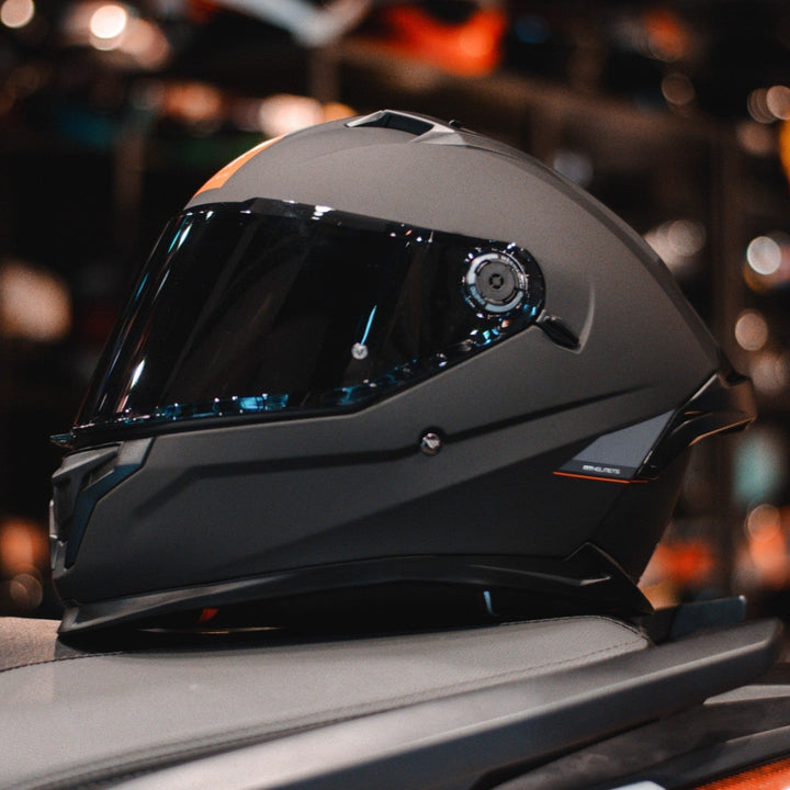 MT BRAKER SV Solid Matt Black Helmet, matte black