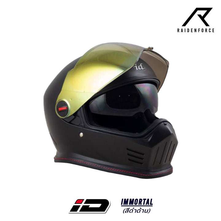 หมวกกันน็อค ID Helmet Immortal สีดำด้าน