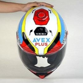 หมวกกันน็อค Avex Plus Helmets K9 Ax-01 Gundum White