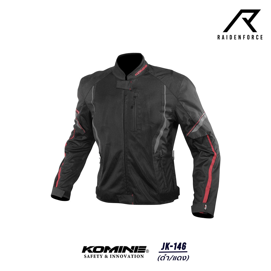 เสื้อการ์ด KOMINE รุ่น JK-146 ดำ/แดง