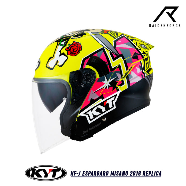 หมวกกันน็อค KYT NF-J Espargaro Misano 2018 Replica