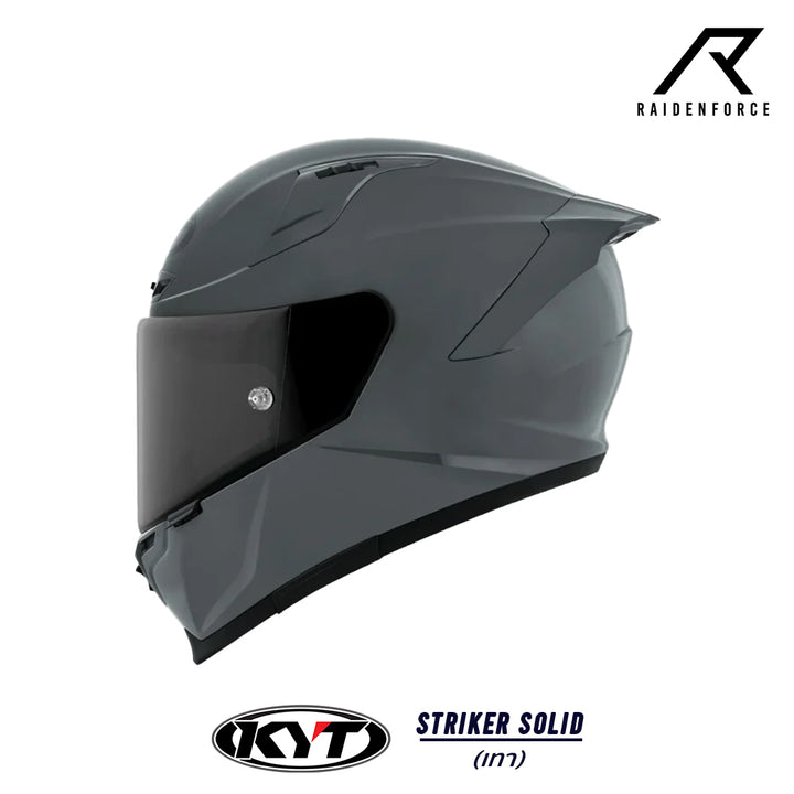 หมวกกันน็อค KYT Striker Solid พื้นเทา