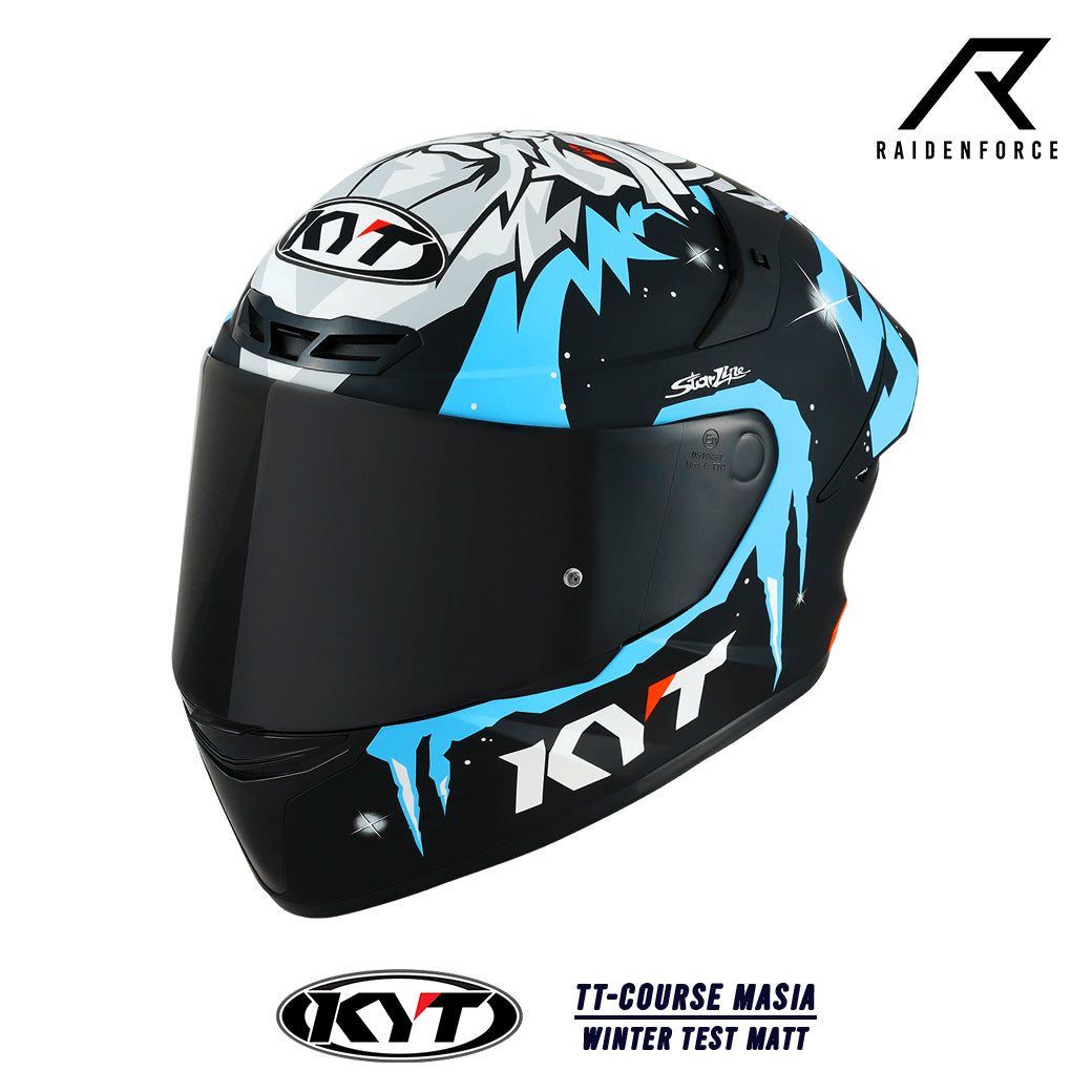 หมวกกันน็อค KYT TT-Course Masia Winter test matt Replica