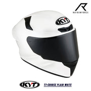 หมวกกันน็อค KYT TT-Course Plain White