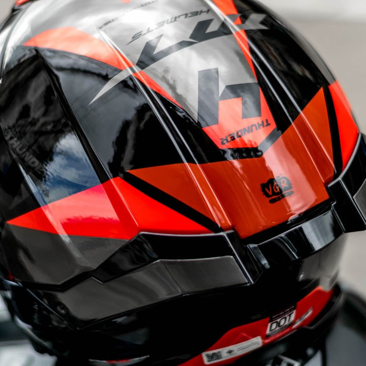 MT Thunder4 SV EXA A5 Gloss Red Helmet