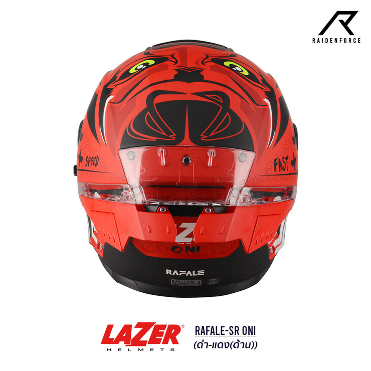 หมวกกันน็อค LAZER Helmet RAFALE ONI ดำ-แดง(ด้าน)