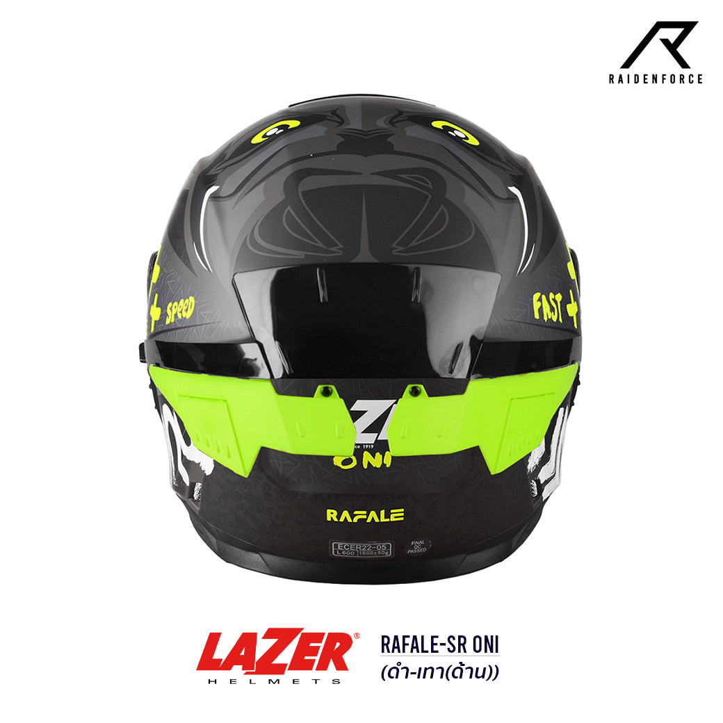 หมวกกันน็อค LAZER Helmet RAFALE ONI ดำ-เทา(ด้าน)