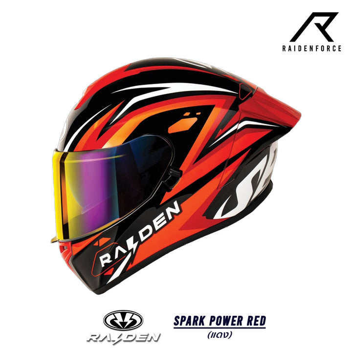 หมวกกันน็อค RAIDEN  SPARK  POWERRED