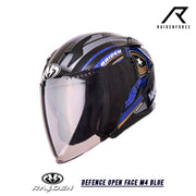 หมวกกันน็อค Raiden Defence Open face  M4 Blue