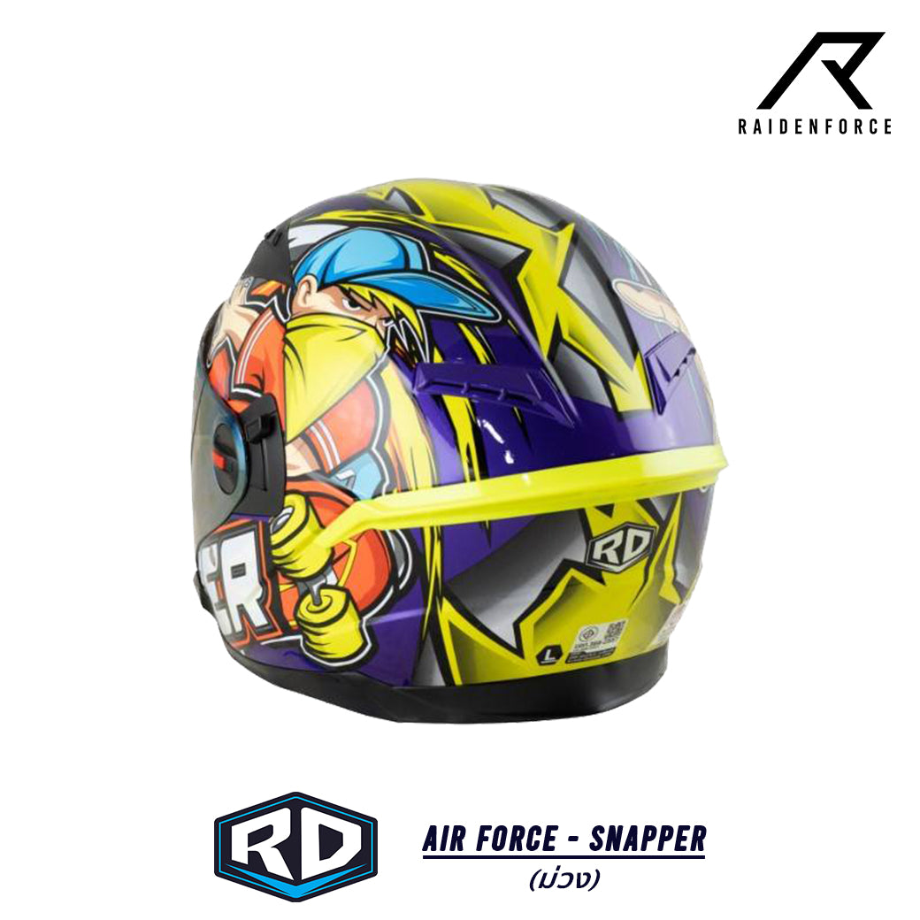 Random Air Force Helmet - Snapper Purple