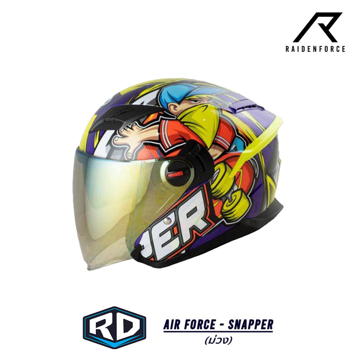 Random Air Force Helmet - Snapper Purple