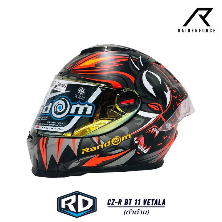 Helmet Random CZ-R BT 11 Vetala, matte black