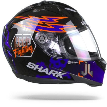 หมวกกันน็อค SHARK RIDILL CATALAN BADBOY HE0546-KBO