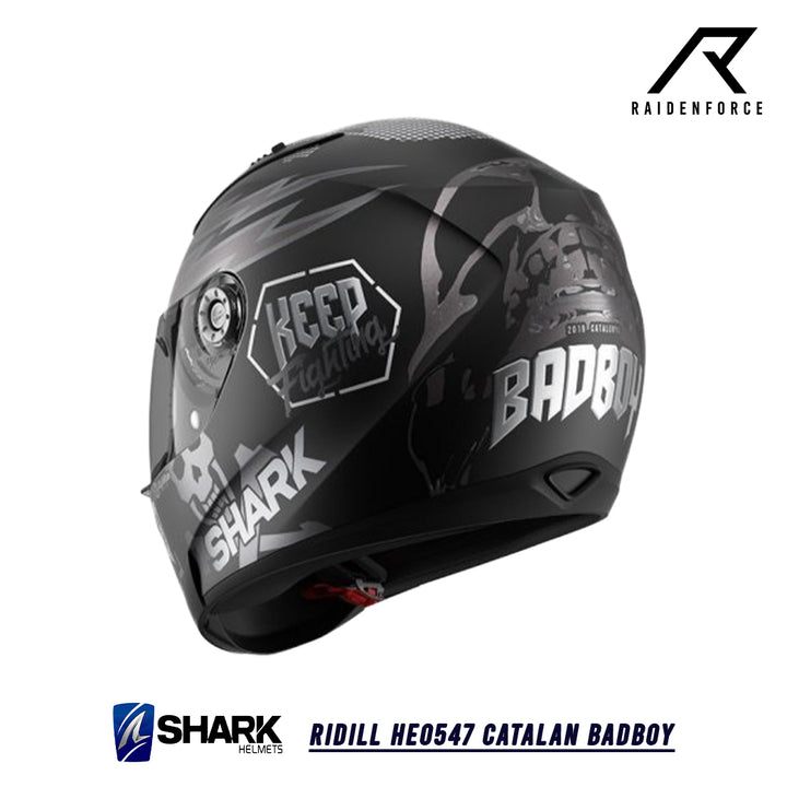 หมวกกันน็อค SHARK RIDILL HE0547  CATALAN BADBOY