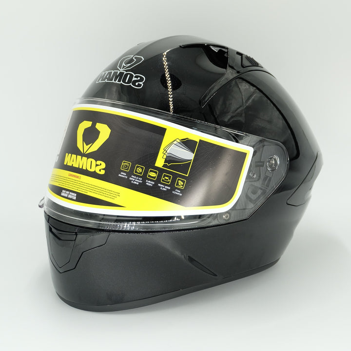SOMAN Helmet - SM968 Black