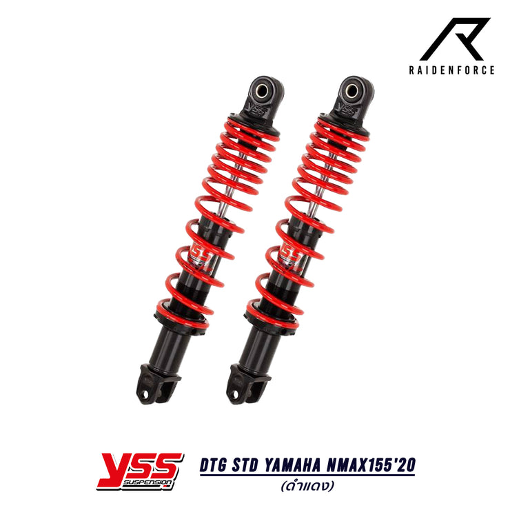 โช้ค YSS DTG  Yamaha Nmax155'20 สีดำ/แดง