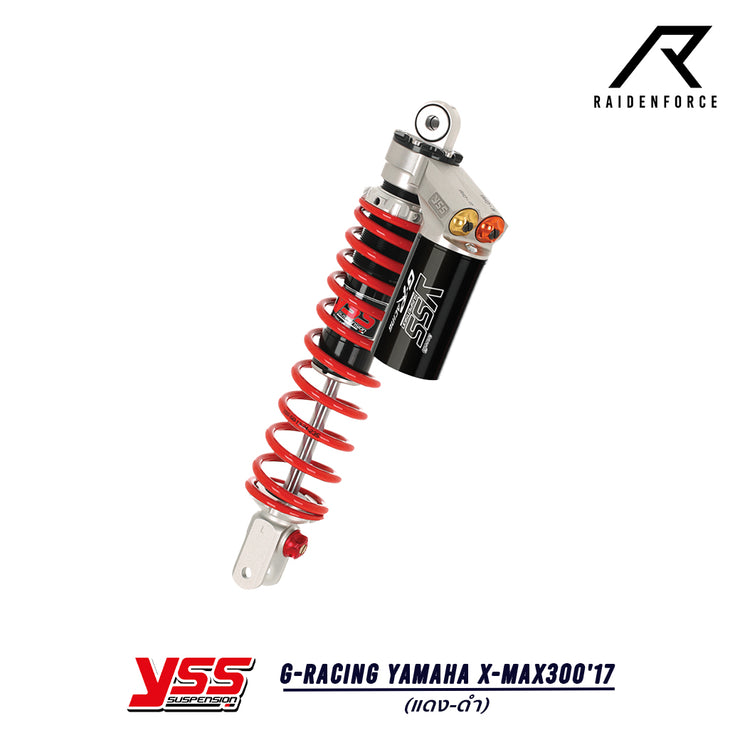 โช้ค YSS G-Racing Yamaha X-max300'17  สี แดง/เงิน