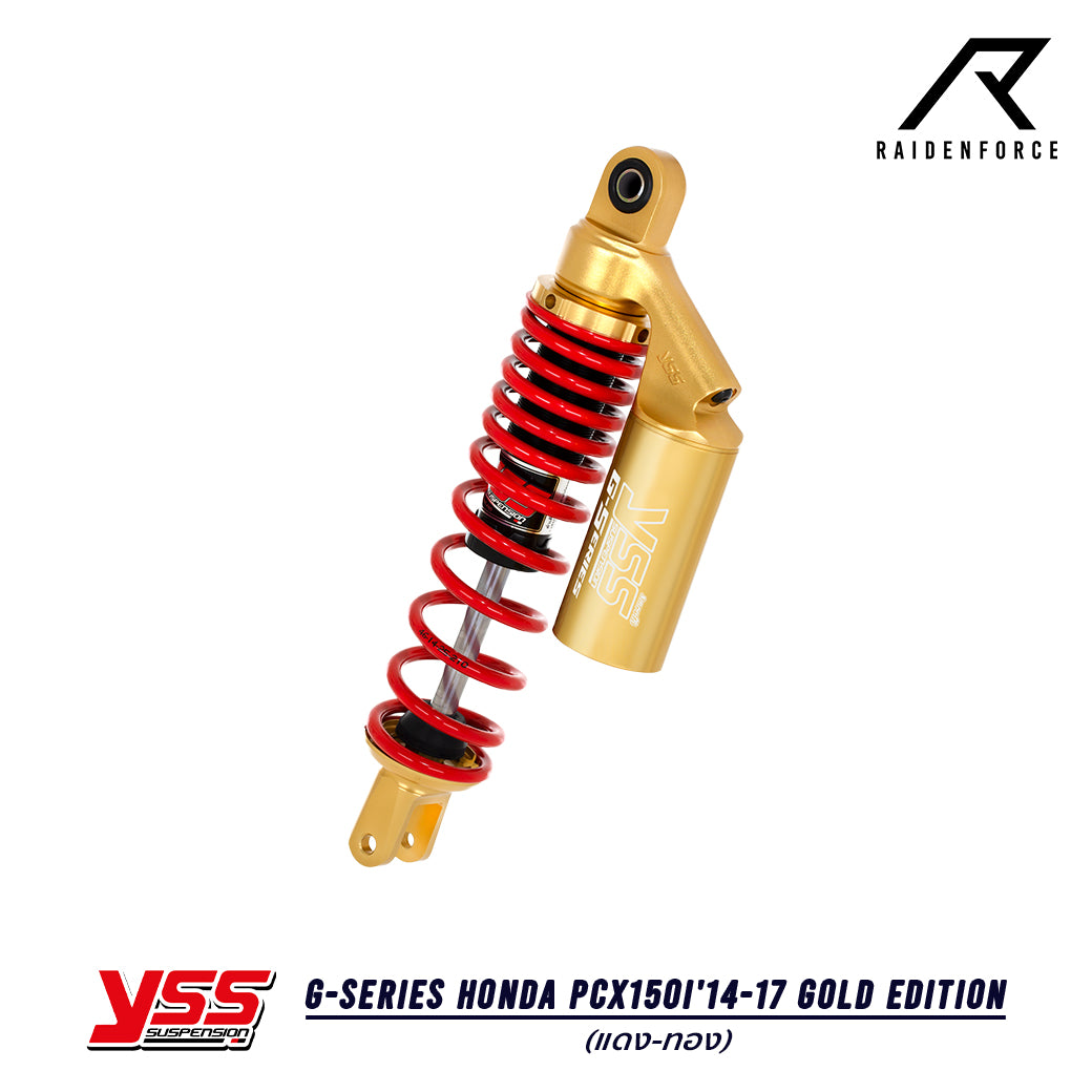 โช้ค YSS G-Series Honda PCX150i'14-17 Gold Edition สี แดง/ทอง