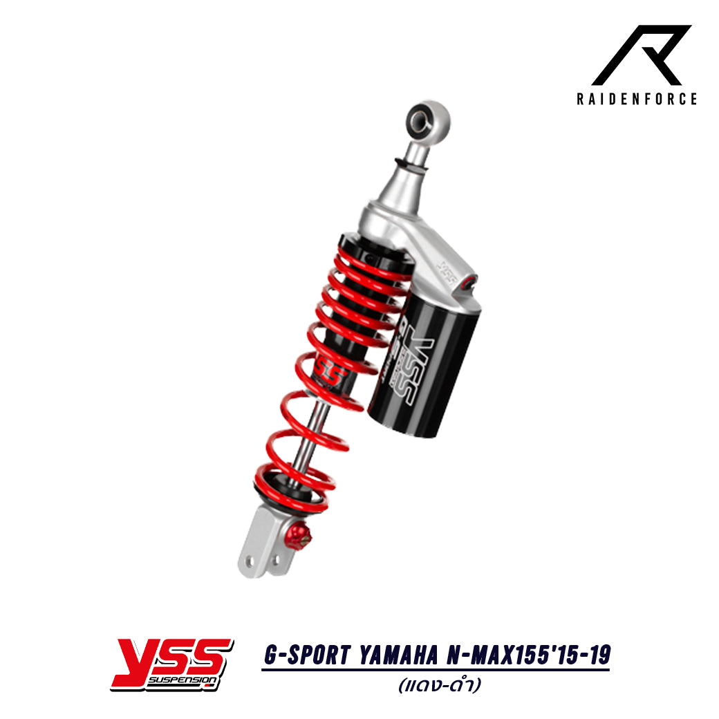 โช้ค YSS G-Sport Yamaha N-max155'15-19  สี แดง/ดำ