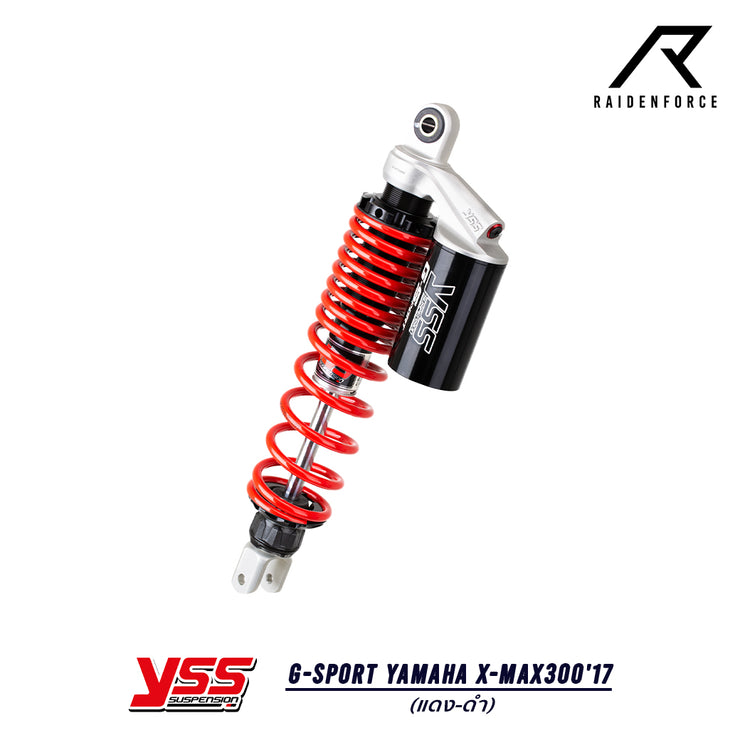โช้ค YSS G-Sport Yamaha X-max300'17  สี แดง/ดำ