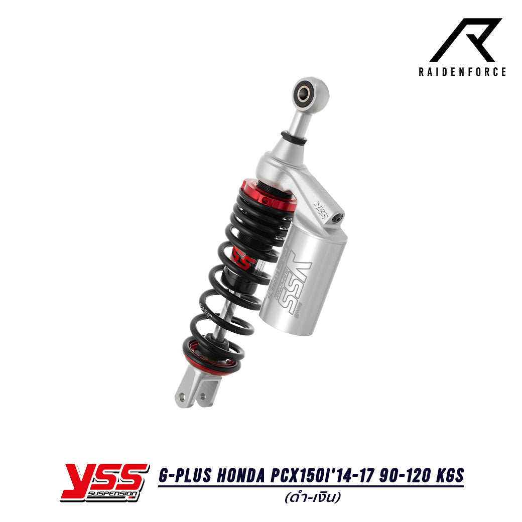 Shock YSS G-Plus Honda PCX150i'14-17 90-120 KGs Black/Silver