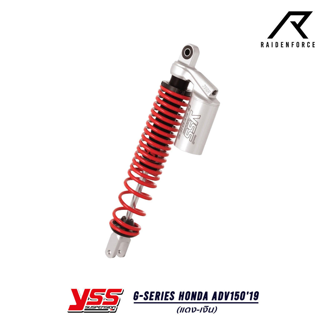 โช้ค YSS G-Series Honda ADV150'19  สี แดง/เงิน
