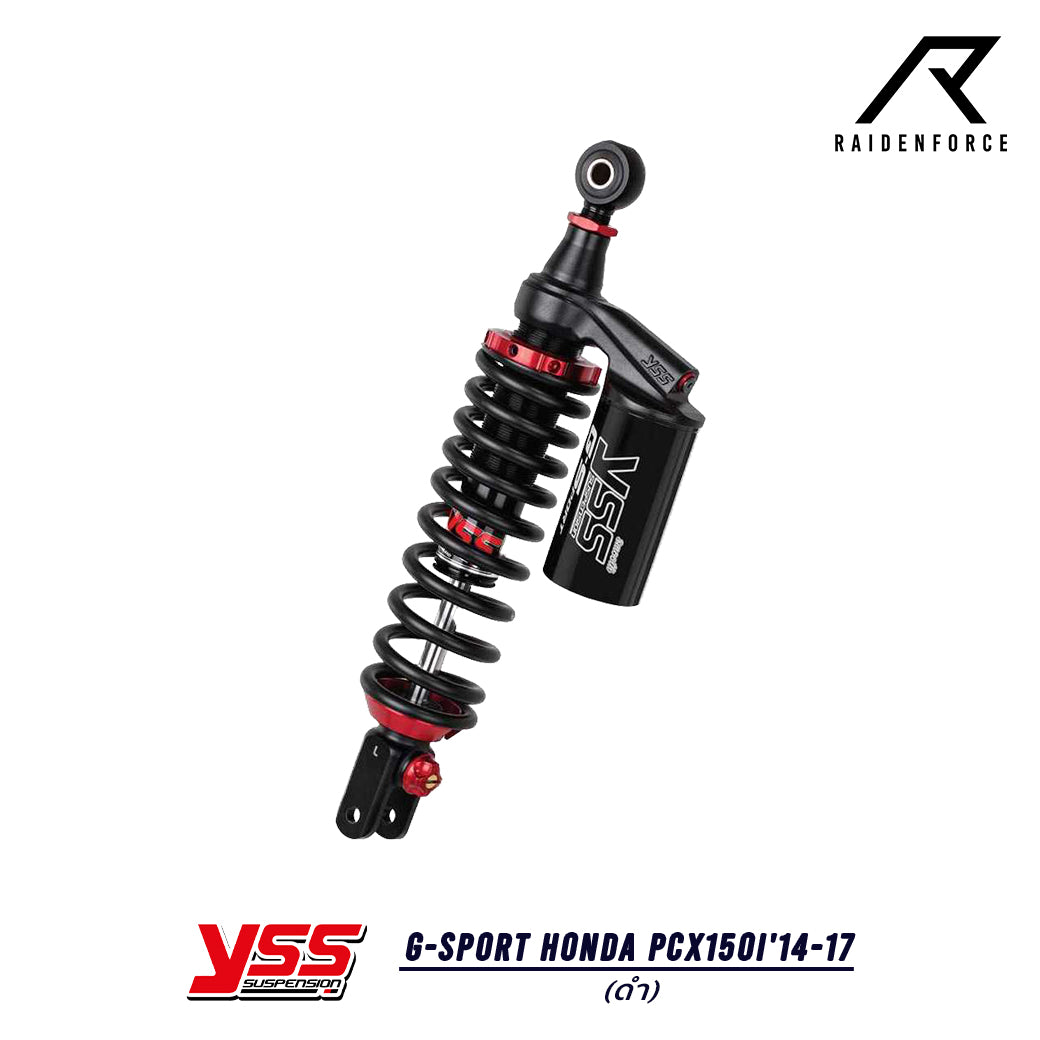 โช้ค YSS G-Sport Honda PCX150i'18 Black series สี ดำ/ดำ