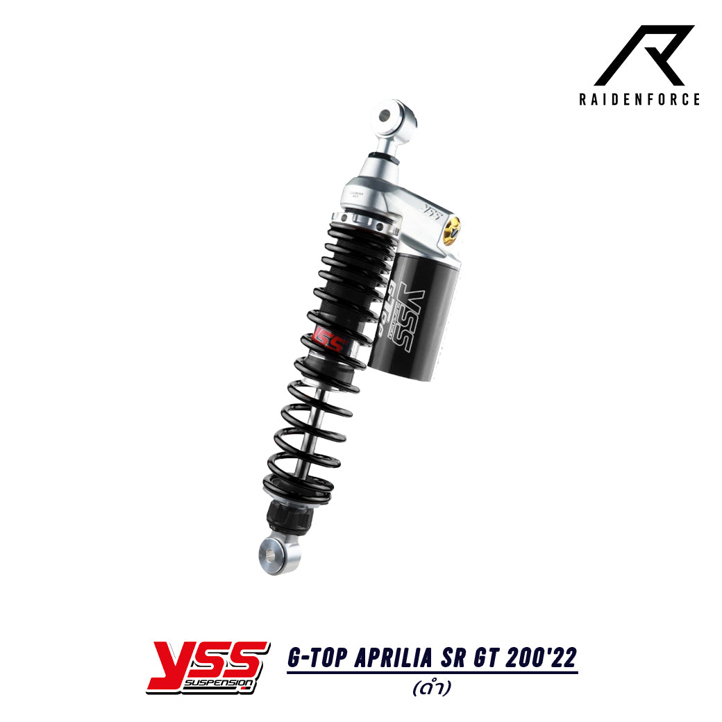 โช้ค YSS G-Top Aprilia SR GT 200'22  สี ดำ/ดำ