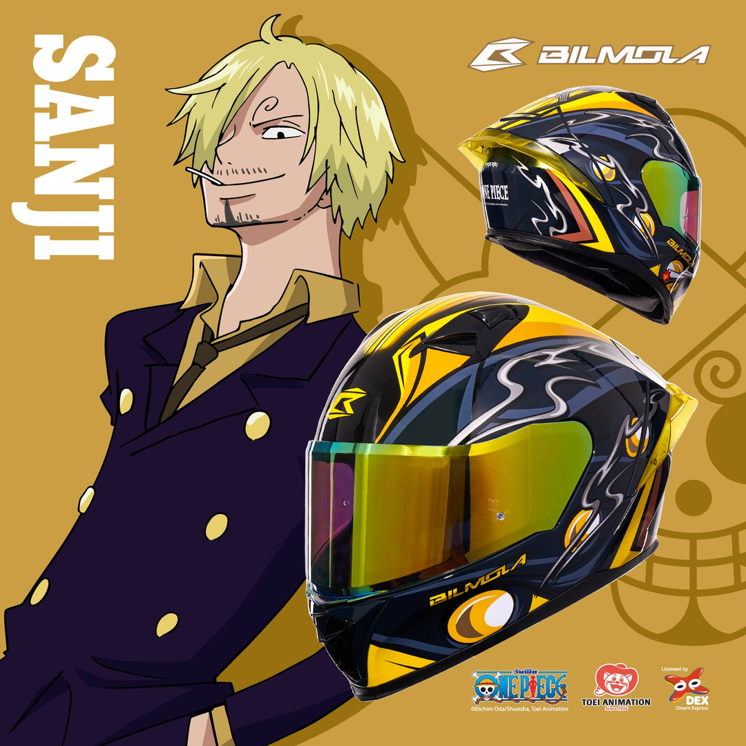 หมวกกันน็อค Bilmola One piece  Sanji